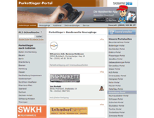 Tablet Screenshot of parkettleger-portal.de